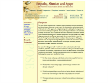 Tablet Screenshot of altruisticlove.org